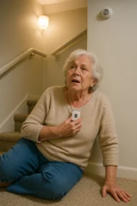 Senior fell down